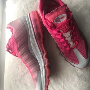 Nike Air Max Silver Pink  7Y Wmns 8.5 512076 002 Running Reflective